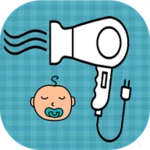 hair dryer android application logo